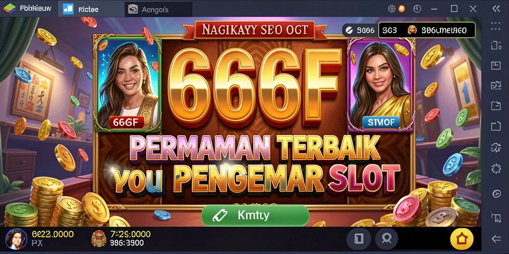 Screenshot 666F menampilkan permainan Slot yang mengasyikkan dan penuh warna.