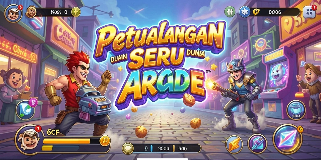 Tangkapan layar menunjukkan aksi seru dalam permainan 6CF.