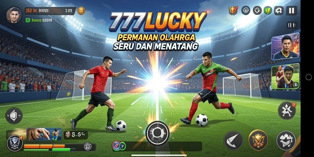 Gameplay seru di 777LUCKY dengan aksi olahraga yang mendebarkan.