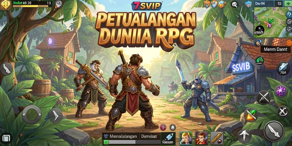 Tampilan gameplay RPG yang mengasyikkan di 7SVIP.