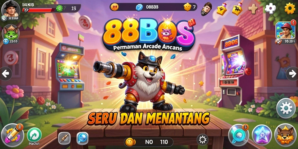Tampilan gameplay seru di 88BOS yang menantang.