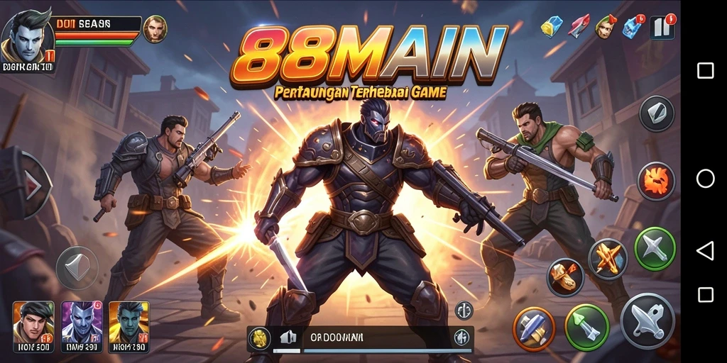 Gameplay seru dan pertarungan mendebarkan di 88MAIN