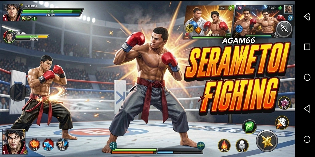 Gameplay AGAM66 yang menegangkan dan seru dalam pertarungan Fighting.