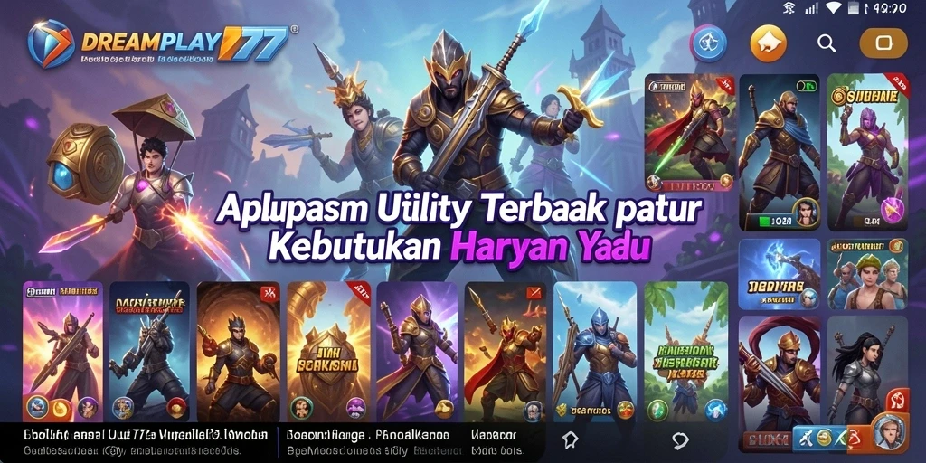 Tampilan aplikasi DREAMPLAY77 yang modern dan efisien untuk pengelolaan tugas.