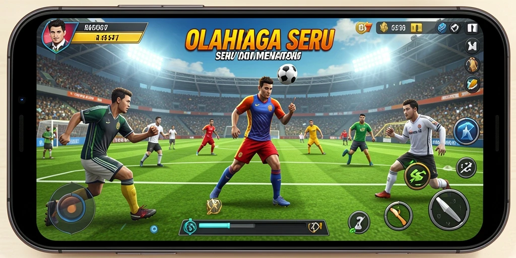 Tampilan gameplay seru dalam EOS77 dengan berbagai olahraga.