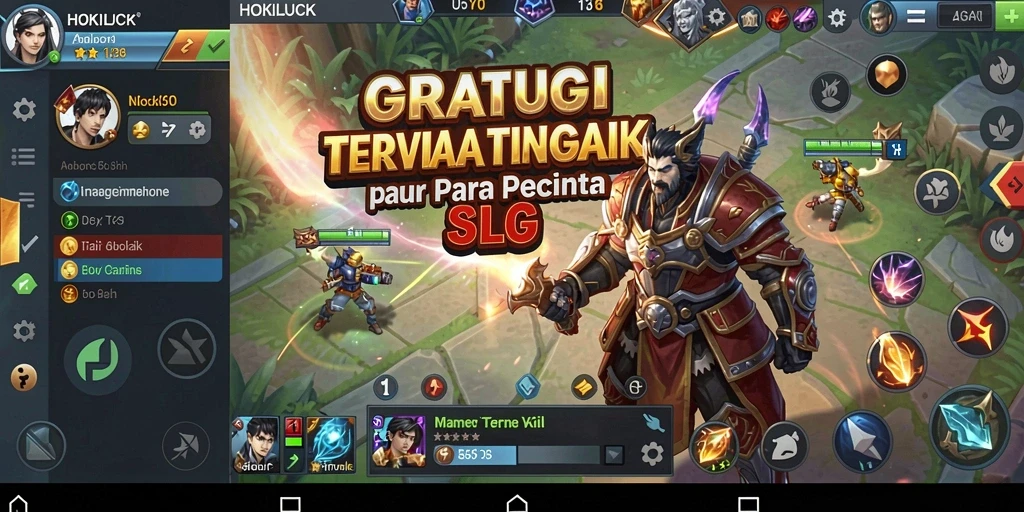 Gameplay HOKILUCK yang strategis dan menarik dengan interaksi pemain.