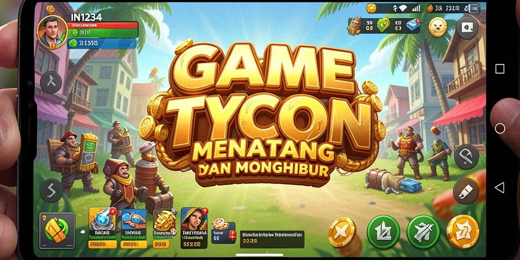 Tampilan gameplay Tycoon yang menarik dan menantang.