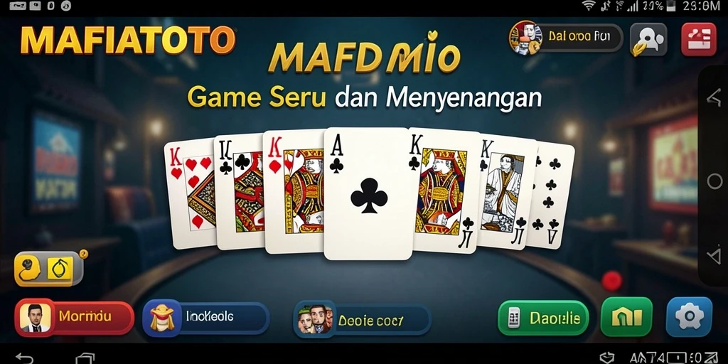 Tampilan permainan Domino yang menarik dan interaktif di MAFIATOTO.