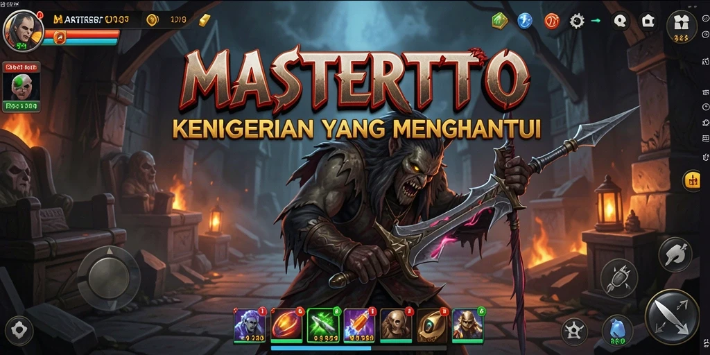 Screenshot gameplay kengerian di MASTERTOTO dengan suasana mencekam.