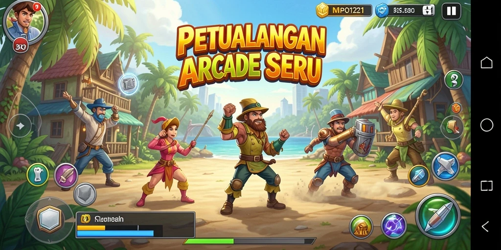 Tangkapan layar MPO1221 menampilkan aksi gameplay seru yang menantang.