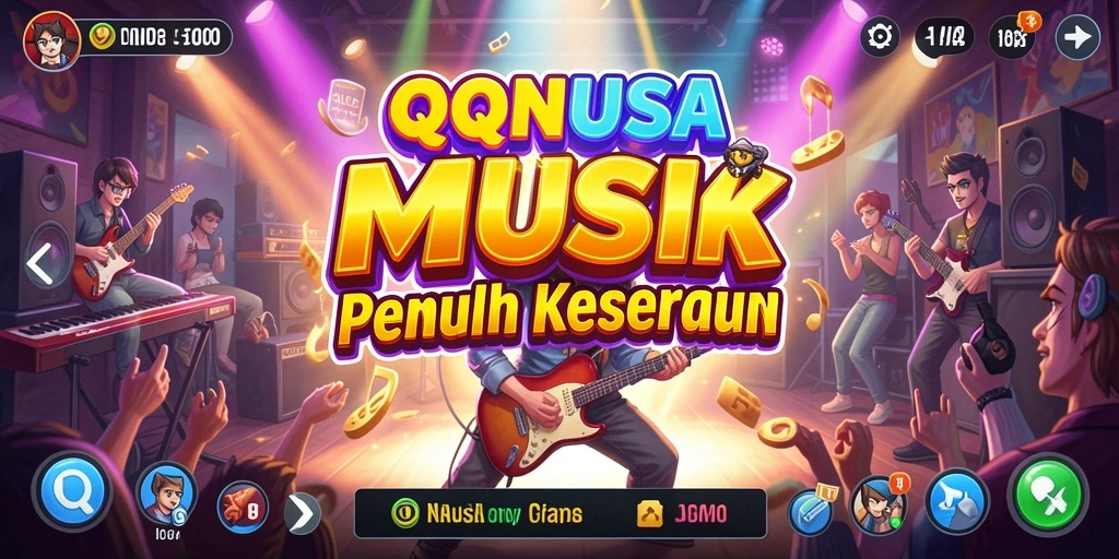 Screenshot utama QQNUSA menampilkan gameplay yang seru dan interaktif.