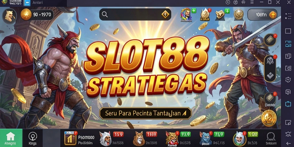 Screenshot utama SLOT88 menampilkan gameplay strategi yang seru dan menantang.