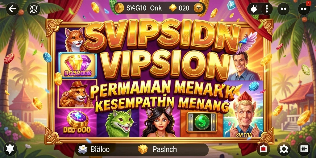 Screenshot gameplay SVIPSIDN yang menunjukkan keseruan bermain slot.