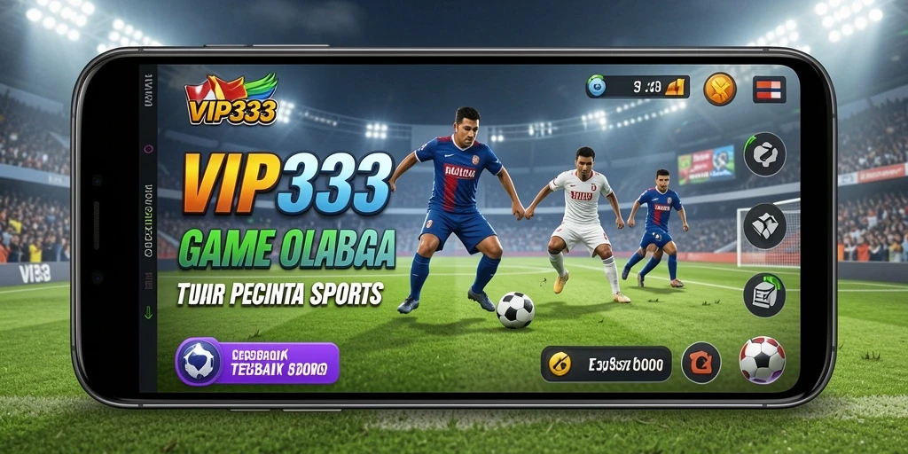 Screenshot menunjukkan gameplay mendebarkan di dalam permainan olahraga VIP333.