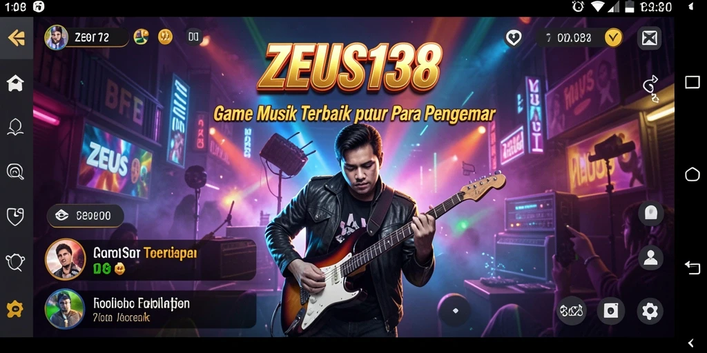 Gameplay seru dari ZEUS138 dengan berbagai alat musik dan lagu.